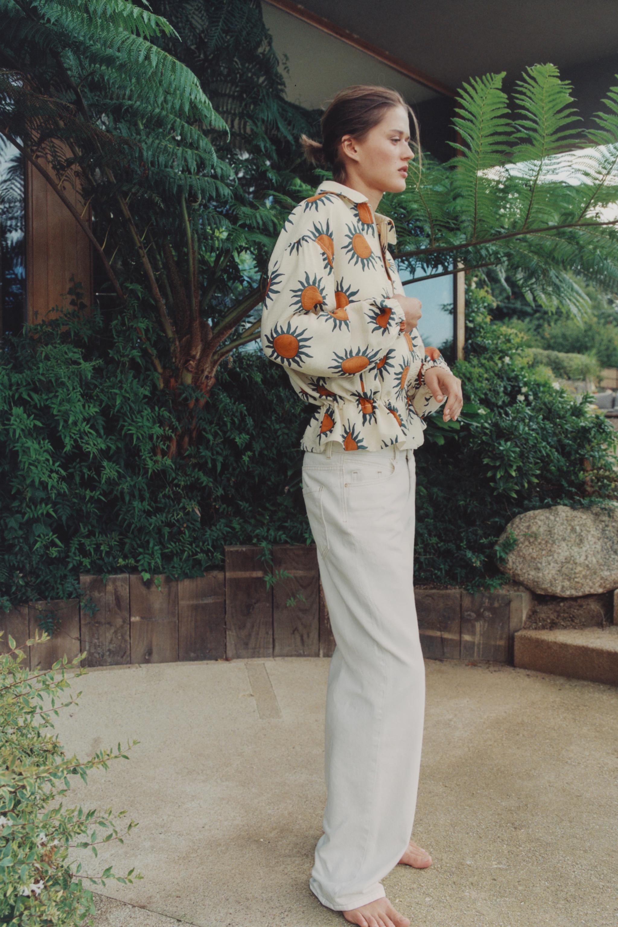 PRINTED BOMBER JACKET